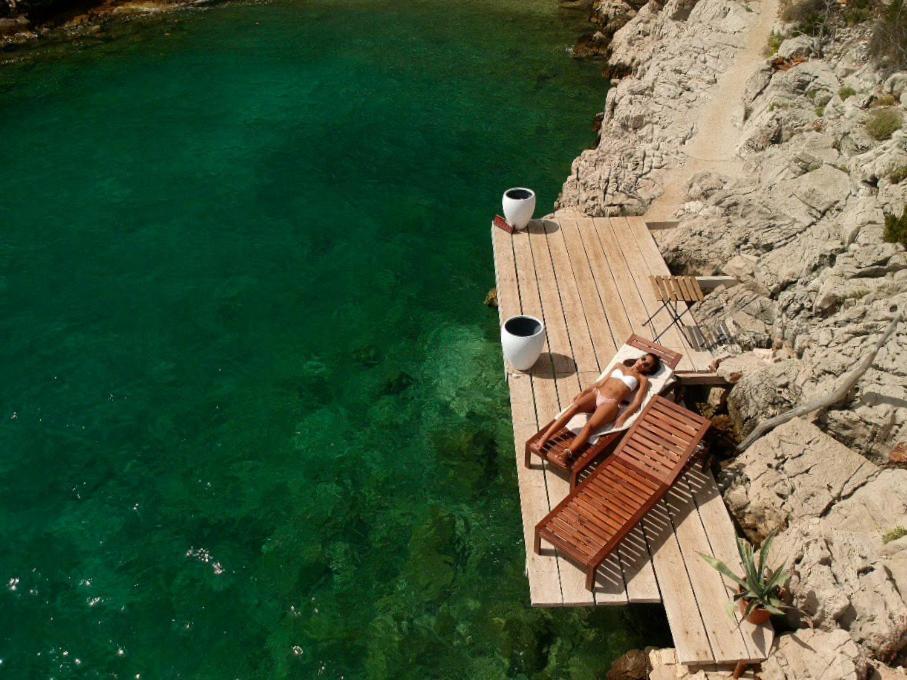 Plage Cachee - Glamping Vrboska Exterior foto